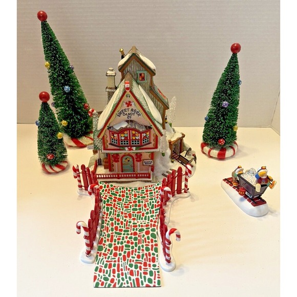 Department 56 Other - Department 56‎ Sweet Rock Candy Co Complete North Pole Series 56725 w Candy Road